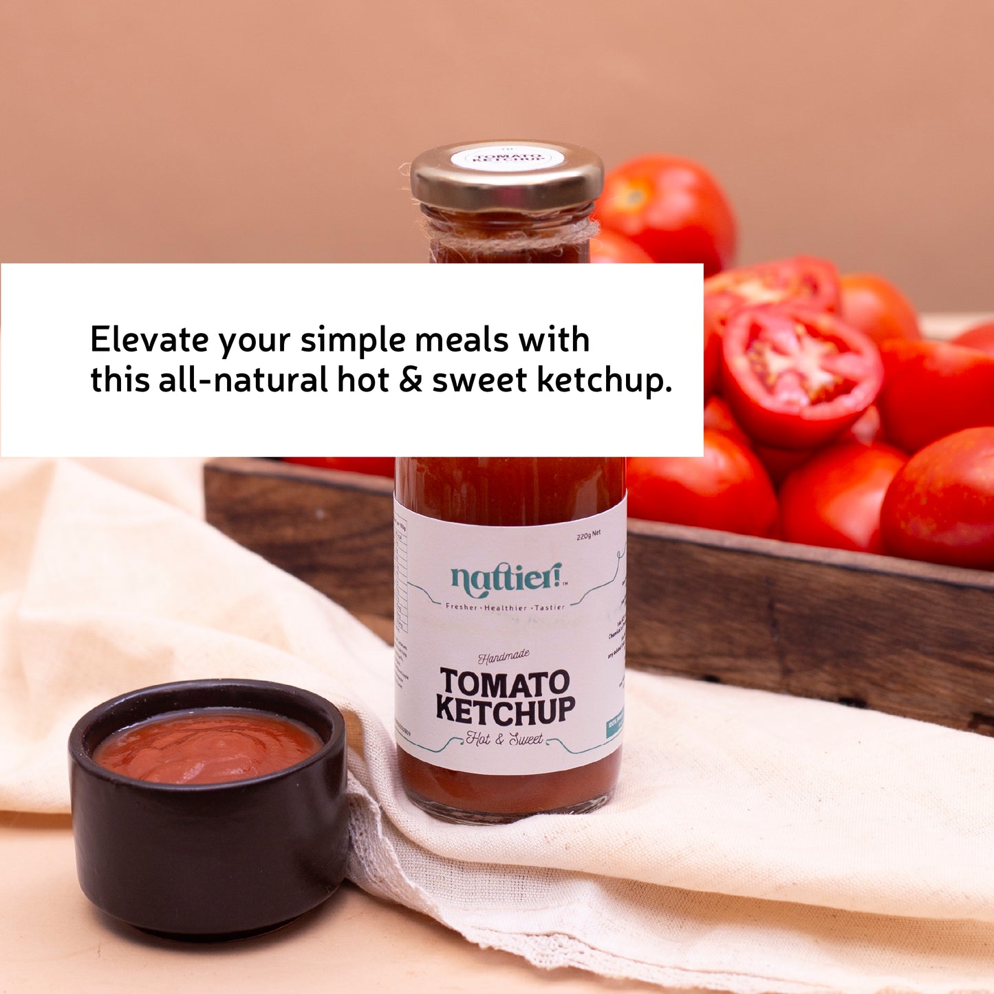 Handmade Tomato Ketchup (Hot & Sweet)