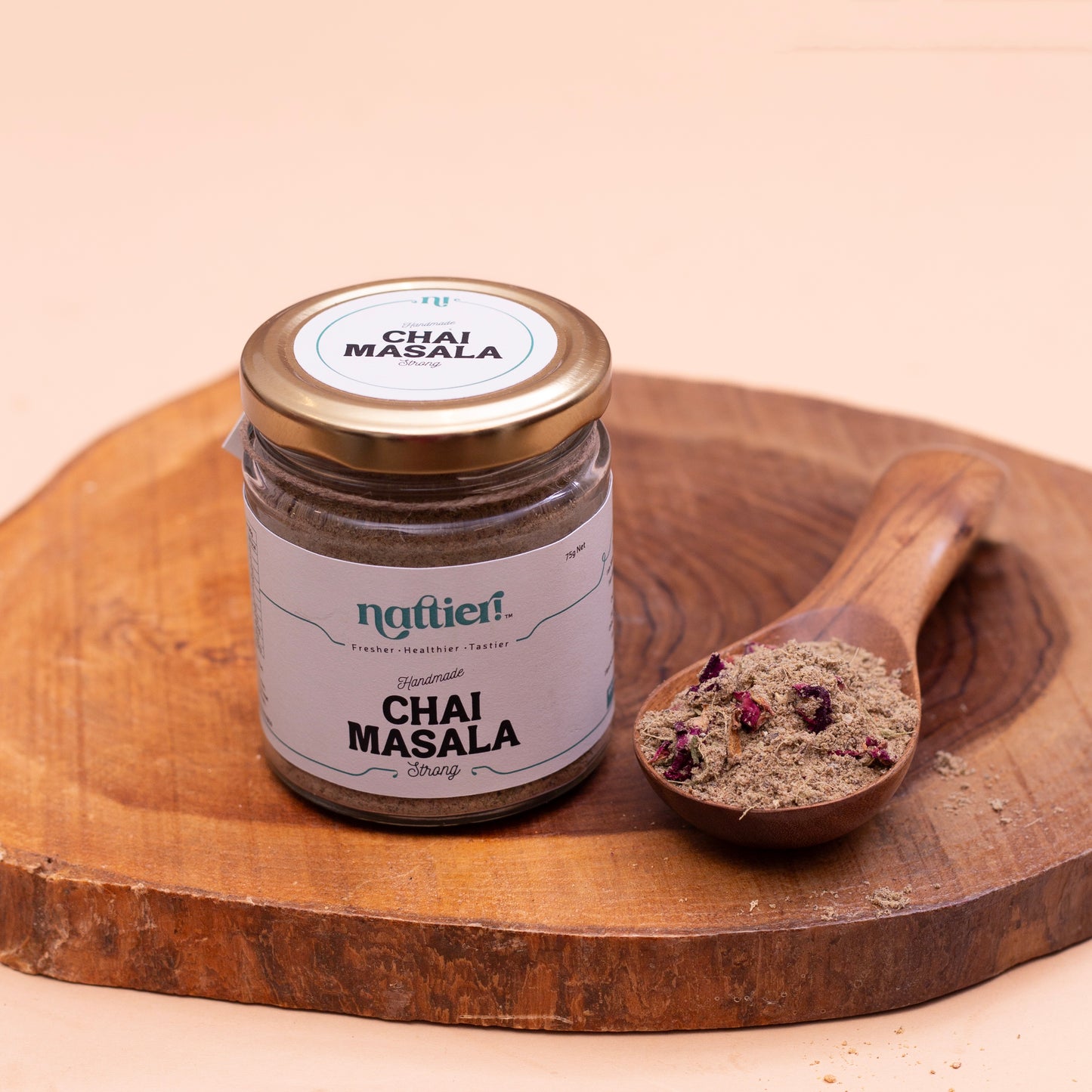 Handmade Chai Masala Strong | 12 Healing Herbs | No Preservatives | Sugar-Free | 75g