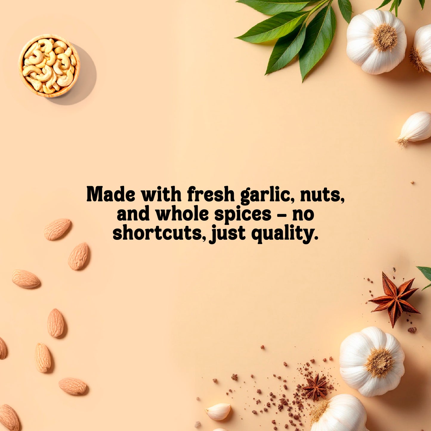 Handmade Vegan Garlic Spread