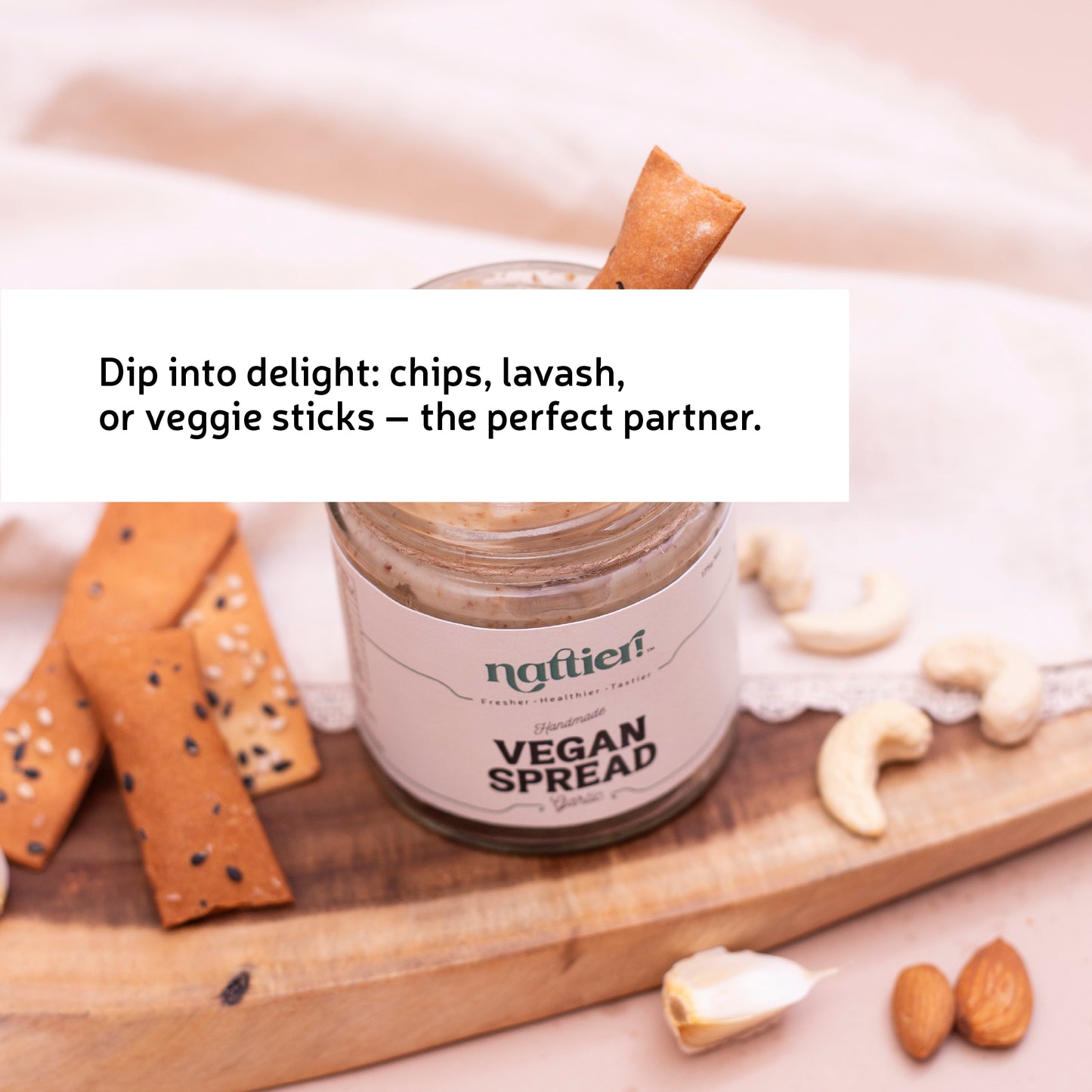 Handmade Vegan Garlic Spread
