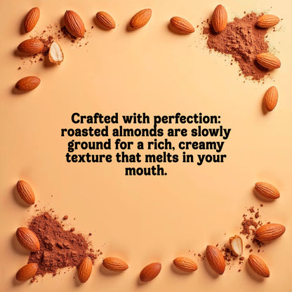 Handmade Chocolate Almond Butter | 100% Pure Ingredients | Vegan | Rich & Creamy | 0% Added Oil | 300g