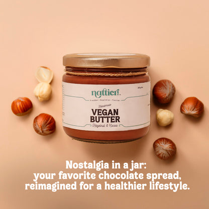 Handmade Chocolate Hazelnut Butter | 75% Made With Hazelnuts | 0% Trans Fat | 0% Added Oil | Vegan | 300g