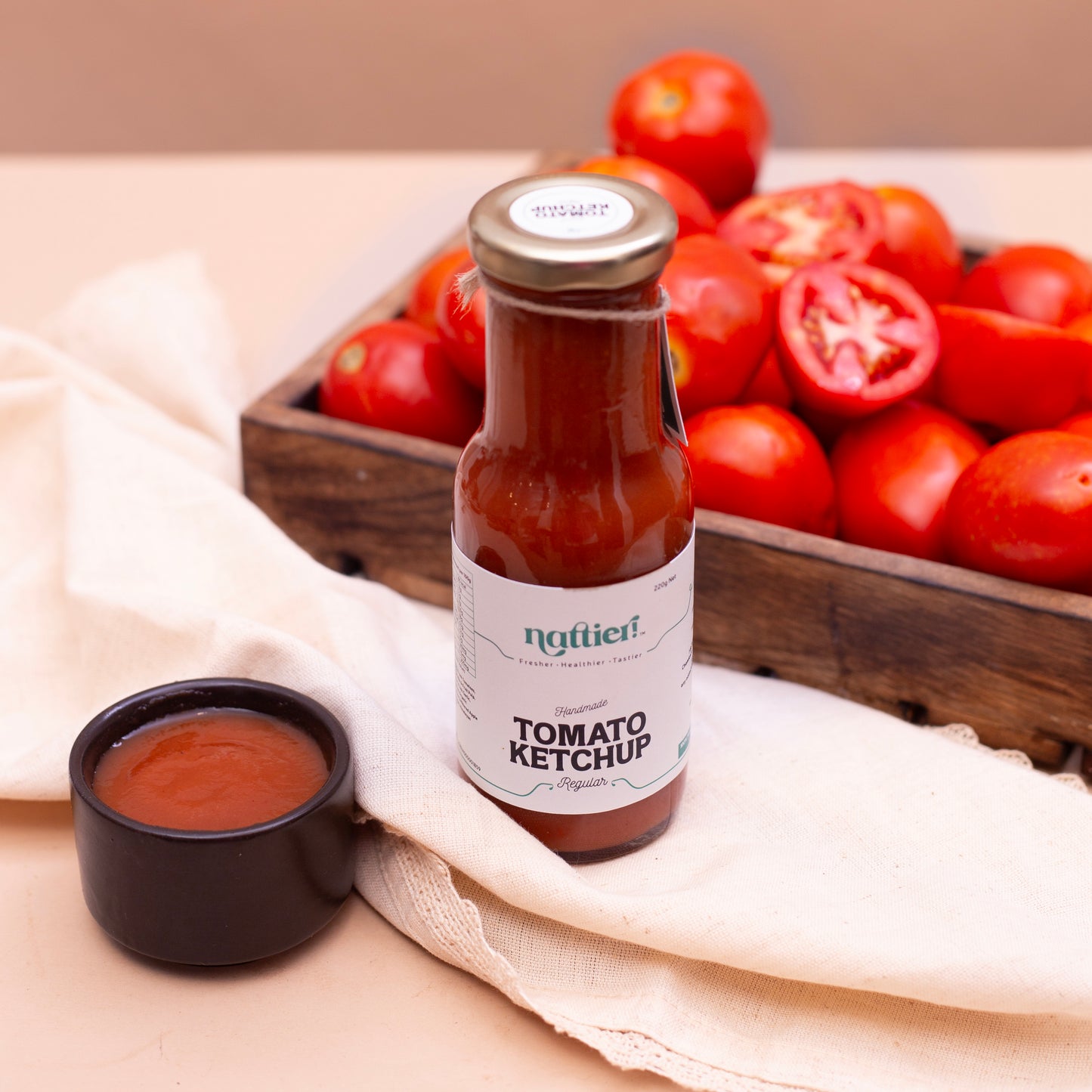 Handmade Tomato Ketchup | 100% Fresh & Natural | No Refined Sugar | 0% Added Oil